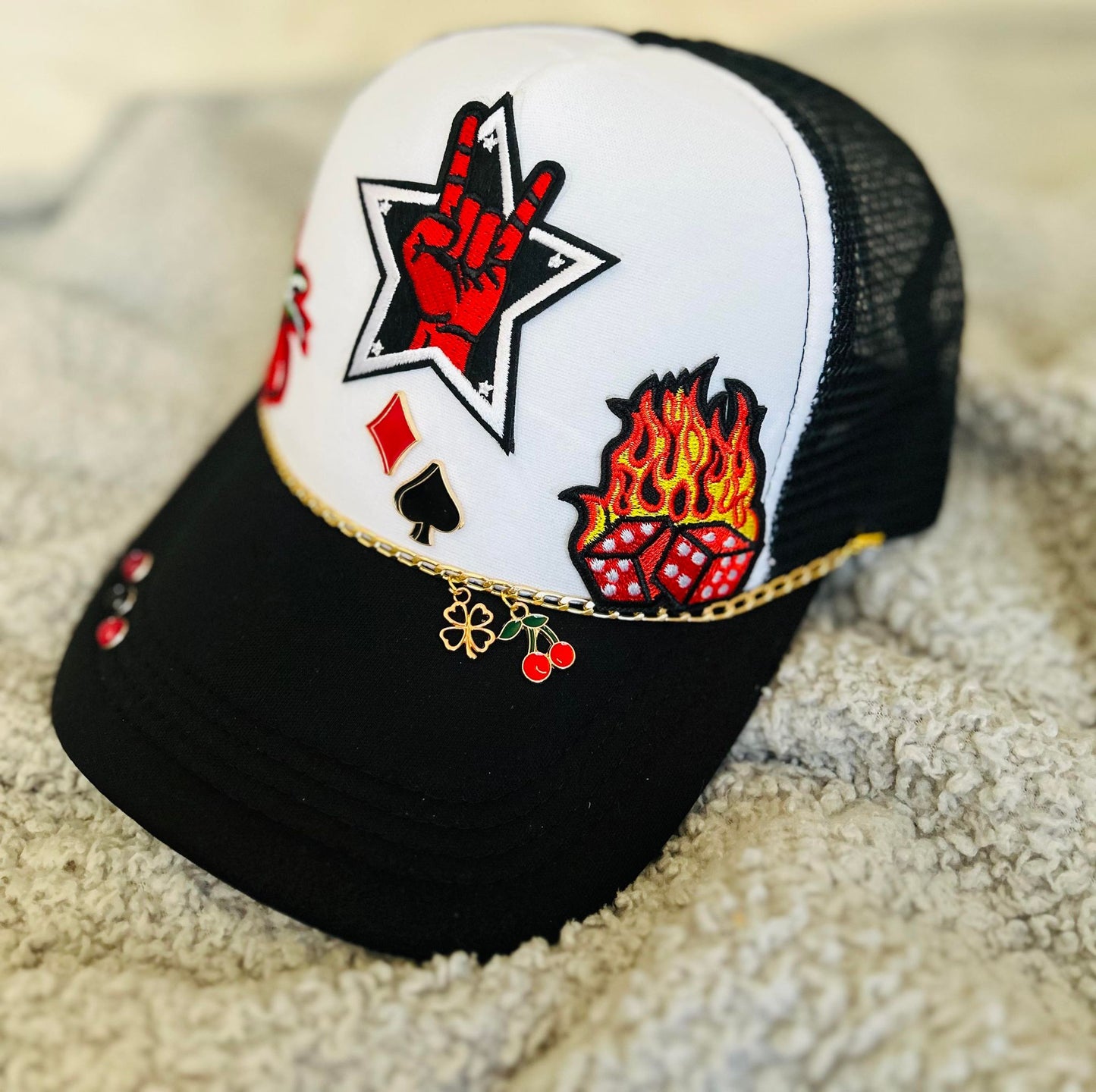 Poker/Casino Themed Trucker Hat